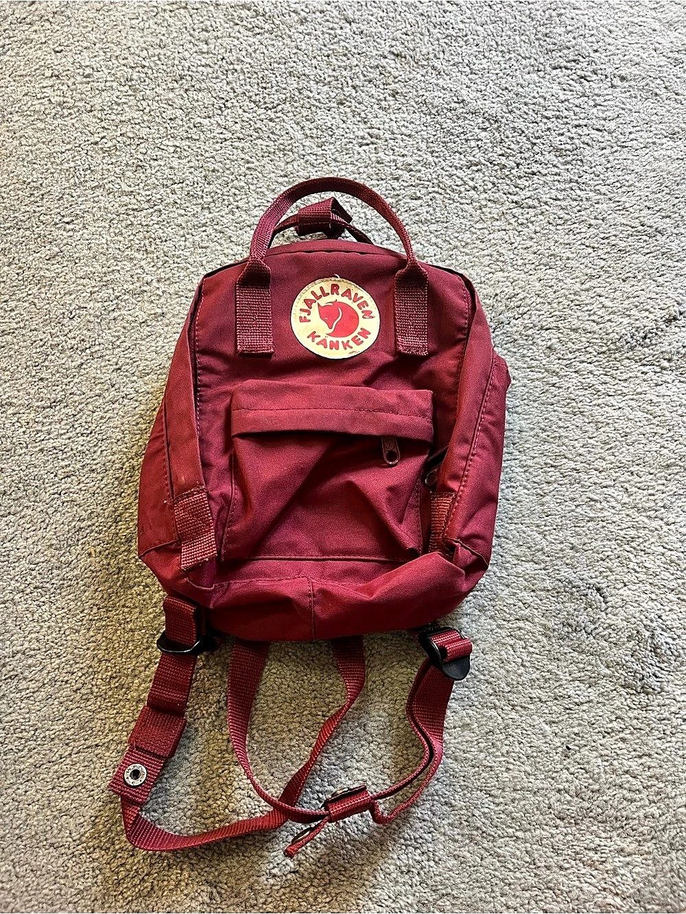 Fjallraven Kanken Mini Backpack Burgundy